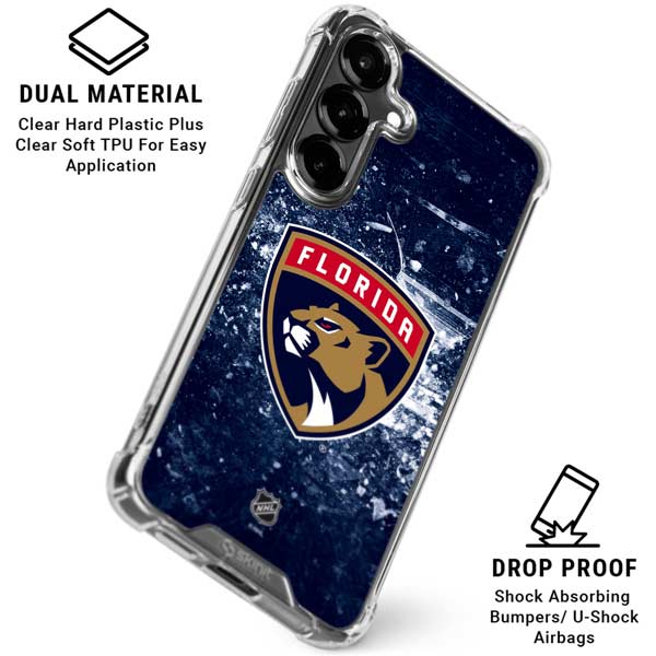 NHL Florida Panthers Frozen Galaxy S26 Clear Case