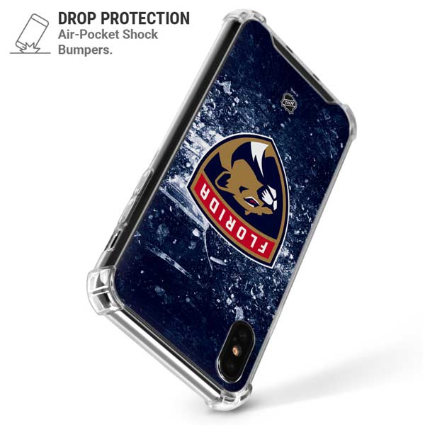 NHL Florida Panthers Frozen iPhone X/XS Clear Case