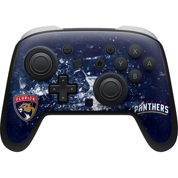 NHL Florida Panthers Frozen Nintendo Switch 2 (2025) Pro Controller Skin
