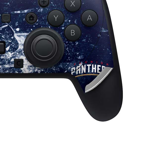 NHL Florida Panthers Frozen Nintendo Switch 2 (2025) Pro Controller Skin