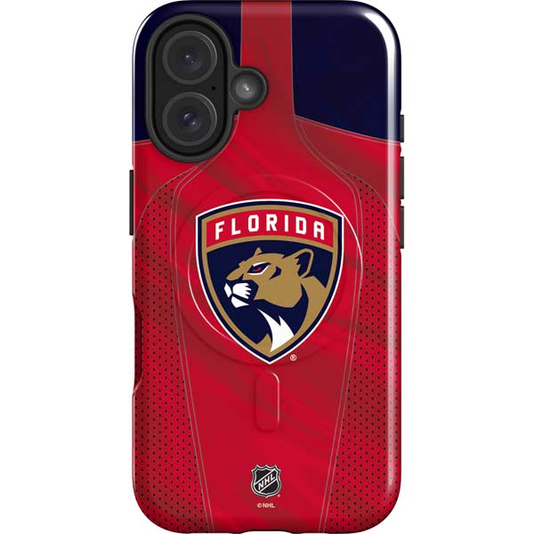 NHL Florida Panthers Jersey iPhone 16 Magsafe Impact Case