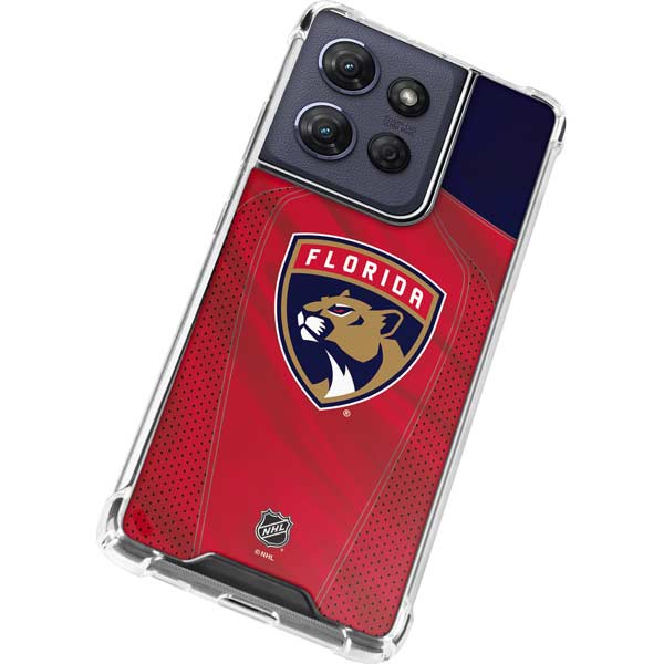 NHL Florida Panthers Jersey Moto G Power 5G (2025) Clear Case