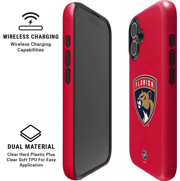 NHL Florida Panthers Logo iPhone 16 Magsafe Impact Case
