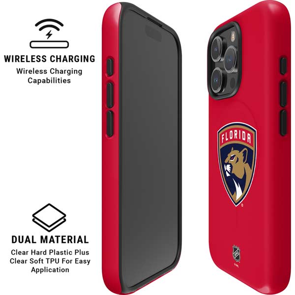 NHL Florida Panthers Logo iPhone 16 Pro Max Magsafe Impact Case