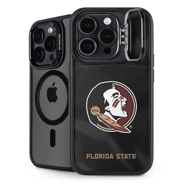Florida State University Black Jersey iPhone 14 Pro Kickstand Case