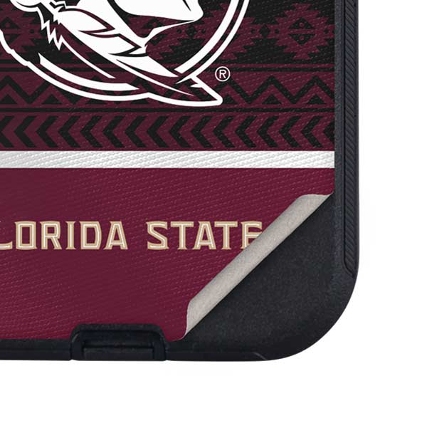 Florida State University Pattern Jersey Otterbox Defender iPhone Skin