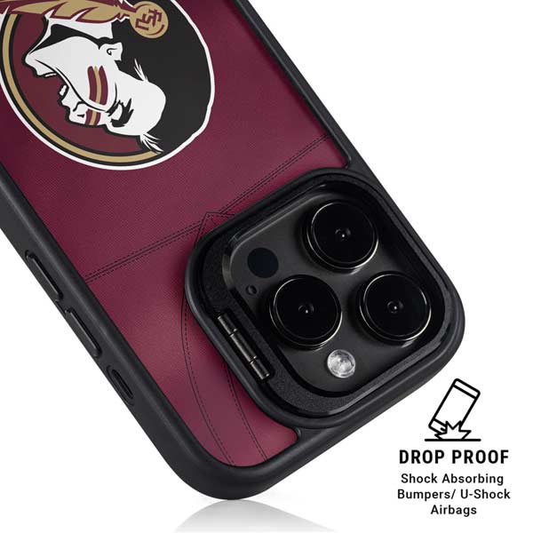 Florida State University Red Jersey iPhone 14 Pro Kickstand Case