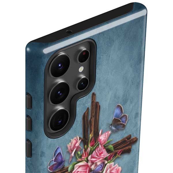 Flower Cross by Brigid Ashwood Galaxy S23 Ultra Pro Case