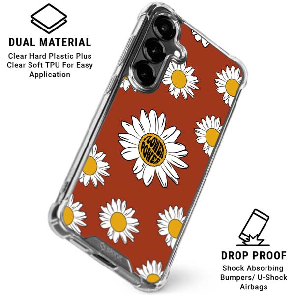 Flower Power Galaxy S26 Plus Clear Case