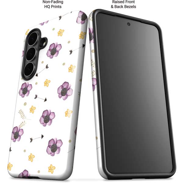 Flowers and Arrows Galaxy S26 Impact Case
