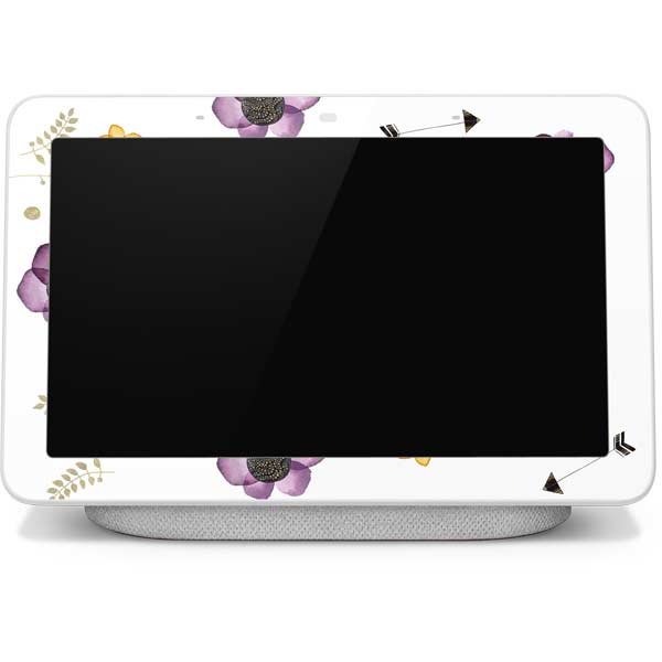Flowers and Arrows Google Home Hub Skin