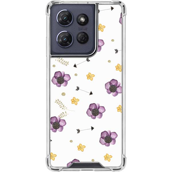 Flowers and Arrows Moto G 5G (2025) Clear Case