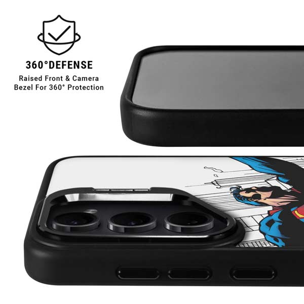 DC Comics Superman Flying Over City Pose Galaxy S26 Ultra Kickstand Case