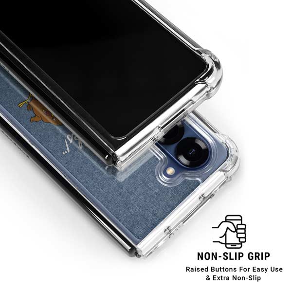 Looney Tunes Foghorn Leghorn Thats All Folks Galaxy Z Fold7 Clear Case