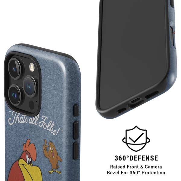 Looney Tunes Foghorn Leghorn Thats All Folks iPhone 16 Pro Max Magsafe Impact Case