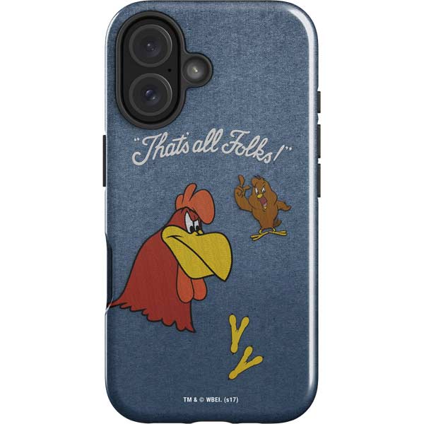 Looney Tunes Foghorn Leghorn Thats All Folks iPhone 17 Impact Case