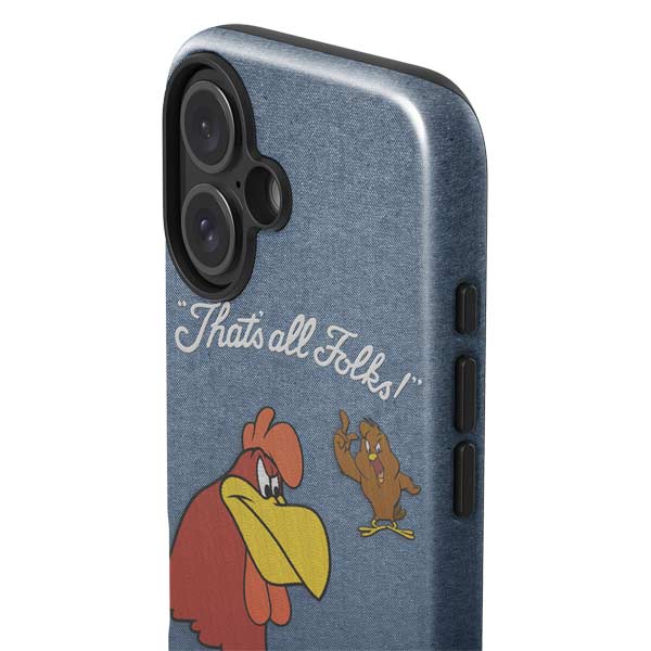Looney Tunes Foghorn Leghorn Thats All Folks iPhone 17 Impact Case