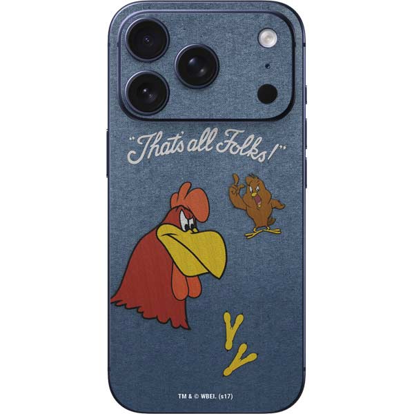 Looney Tunes Foghorn Leghorn Thats All Folks iPhone 17 Pro Skin