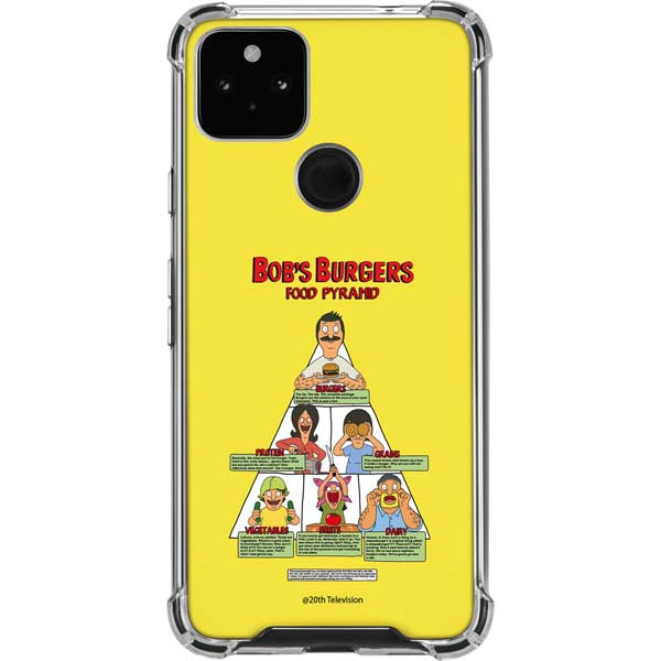 Bobs Burgers Food Pyramid Pixel Cases