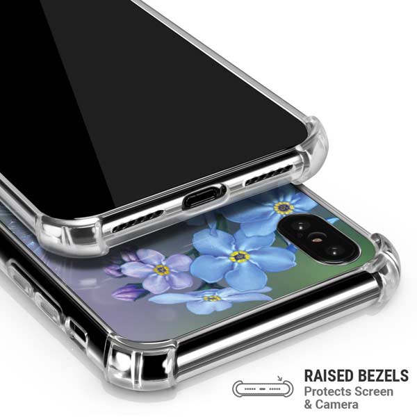 Forget Me Not by Rachel Anderson iPhone X/XS Clear Case