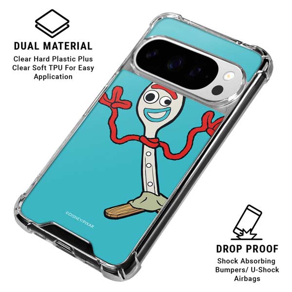 Disney Toy Story Forky Google Pixel 10 Pro Clear Case