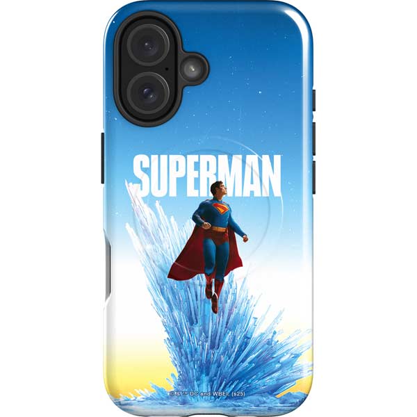 Superman 2025 Fortress of Solitude Classic Rise iPhone 16 Magsafe Impact Case