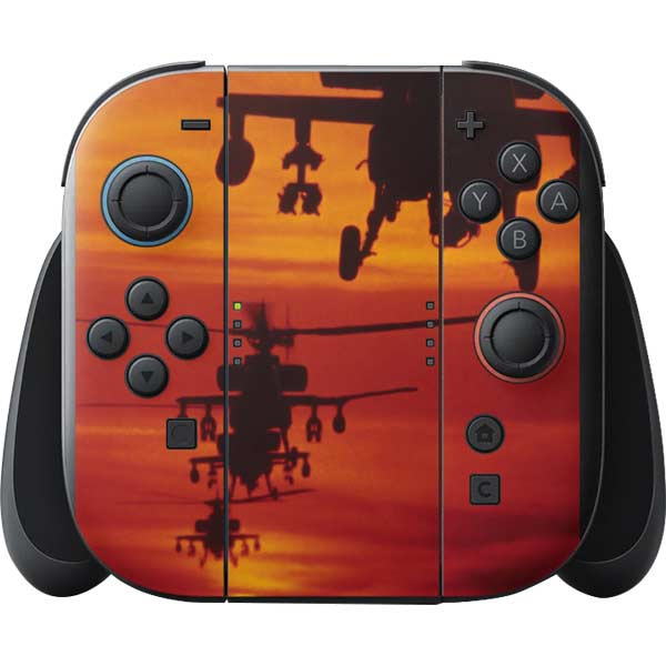 Four AH-64 Apache Helicopters Nintendo Switch 2 (2025) with Joy-Con Skin