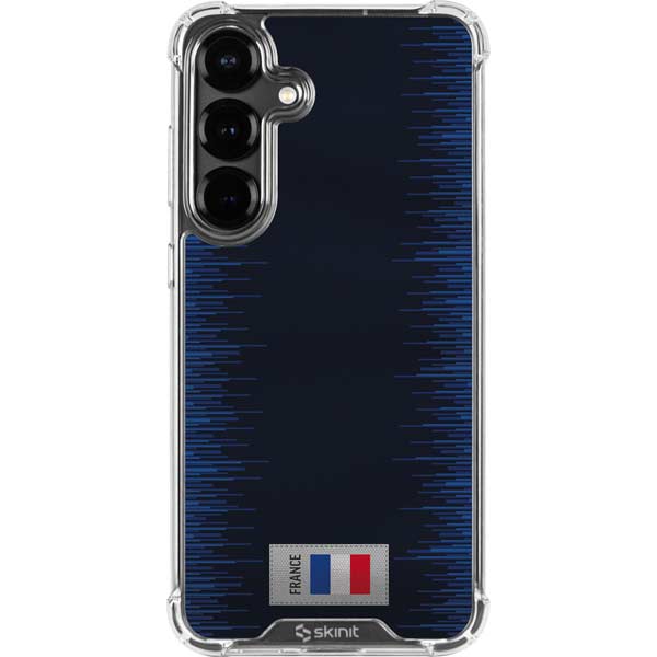 France Soccer Flag Galaxy S26 Plus Clear Case