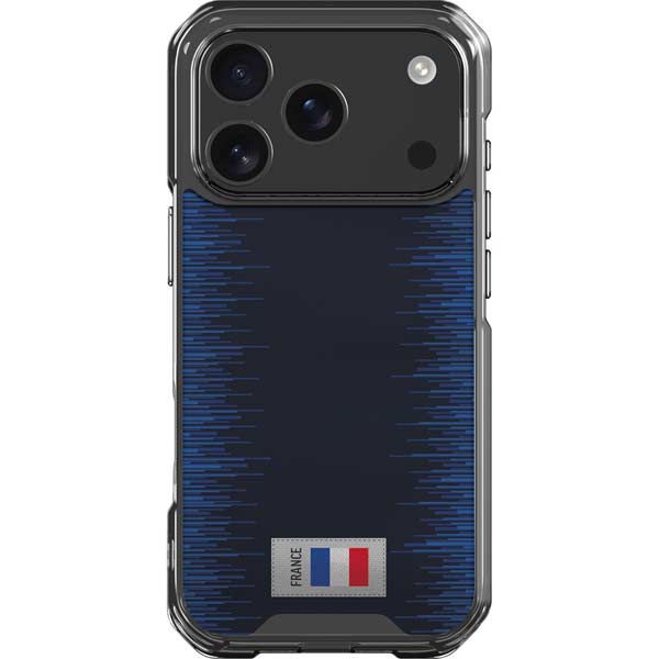France Soccer Flag iPhone 17 Pro Clear Case