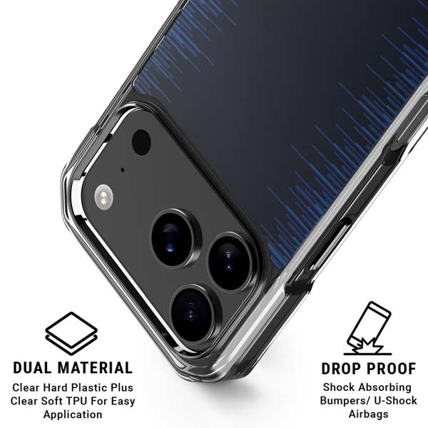 France Soccer Flag iPhone 17 Pro Clear Case