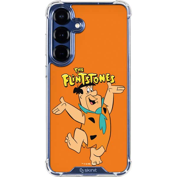 The Flinstones Fred Flintstone Galaxy S25 FE Clear Case
