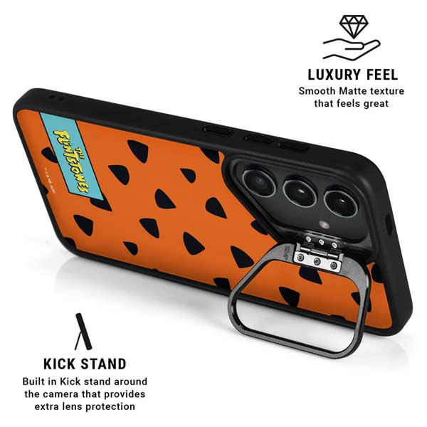The Flinstones Fred Flintstone Outfit Pattern Galaxy S26 Kickstand Case