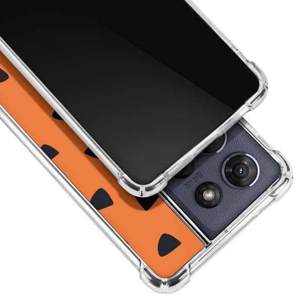The Flinstones Fred Flintstone Outfit Pattern Moto G 5G (2025) Clear Case