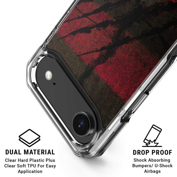 Nightmare on Elm Street Freddy Krueger Scratch iPhone 17 Air Clear Case
