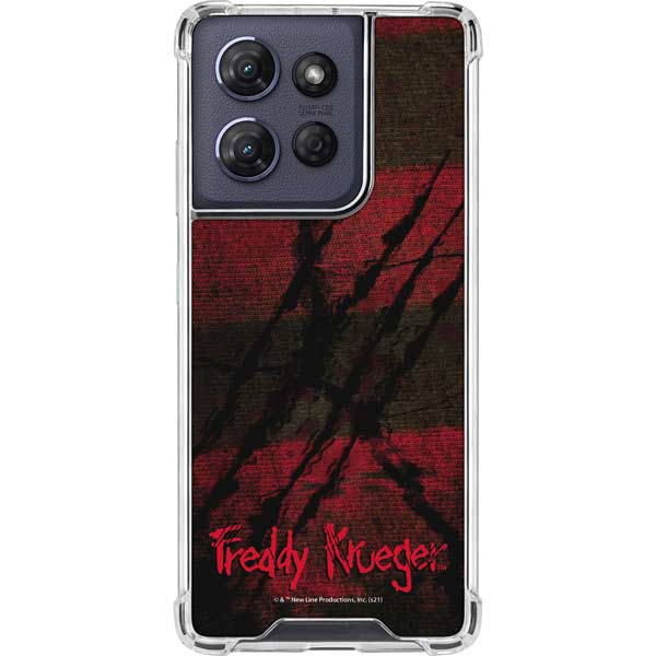 Nightmare on Elm Street Freddy Krueger Scratch Moto G Play 5G (2025) Clear Case