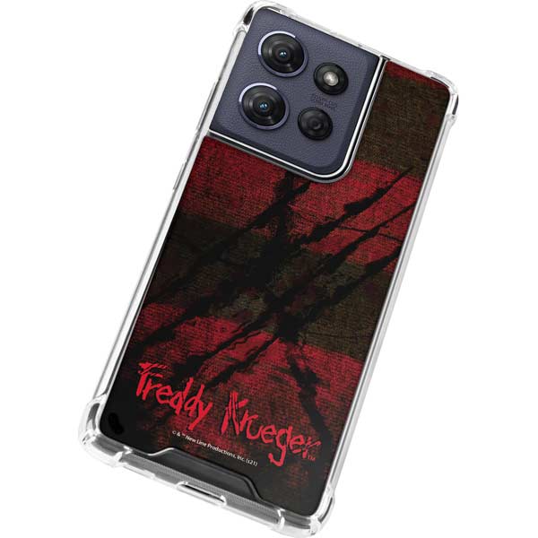 Nightmare on Elm Street Freddy Krueger Scratch Moto G Play 5G (2025) Clear Case