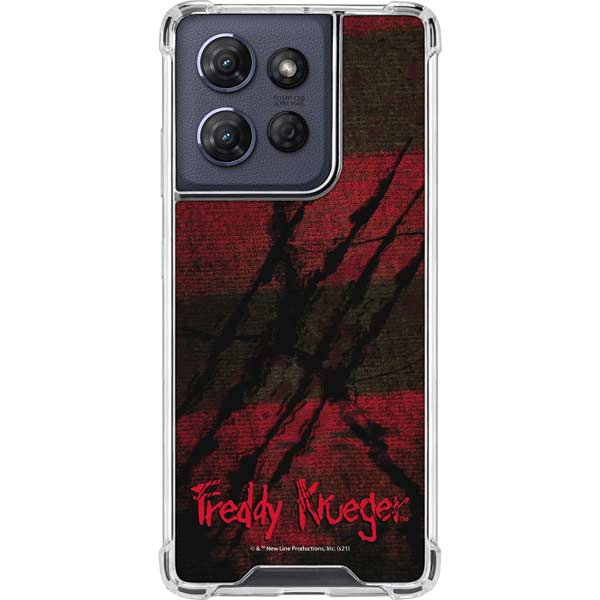 Nightmare on Elm Street Freddy Krueger Scratch Moto G Power 5G (2025) Clear Case