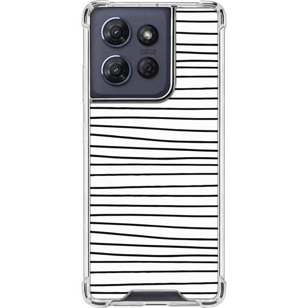Freehand Stripes Moto G Power 5G (2025) Clear Case