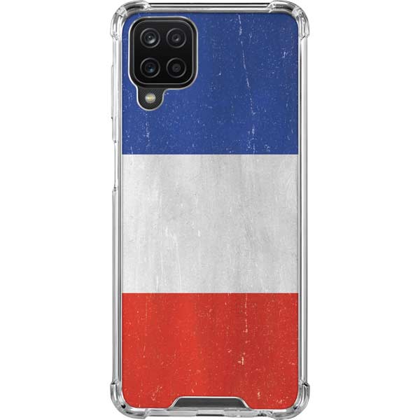 French Flag Distressed Galaxy Cases