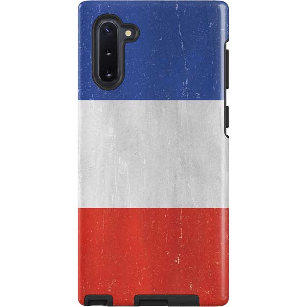 French Flag Distressed Galaxy Cases