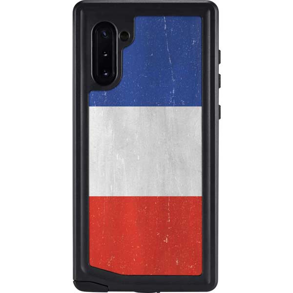 French Flag Distressed Galaxy Cases