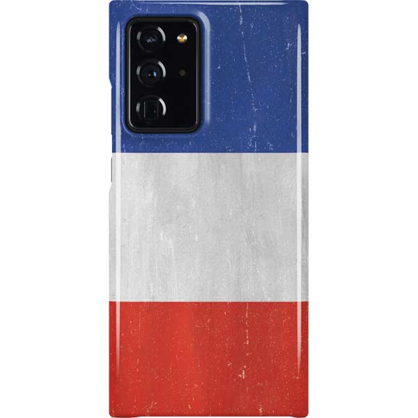 French Flag Distressed Galaxy Cases