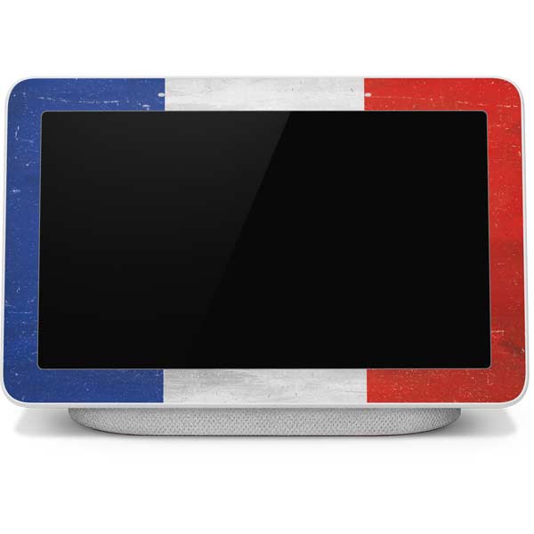 French Flag Distressed Google Home Hub Skin