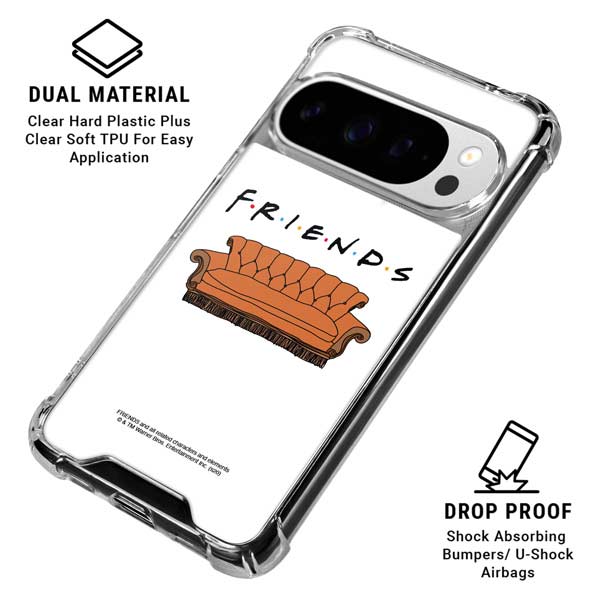 Warner Bros FRIENDS Couch Google Pixel 10 Pro Clear Case