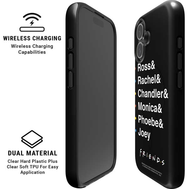 Warner Bros FRIENDS Crew iPhone 16 Magsafe Impact Case