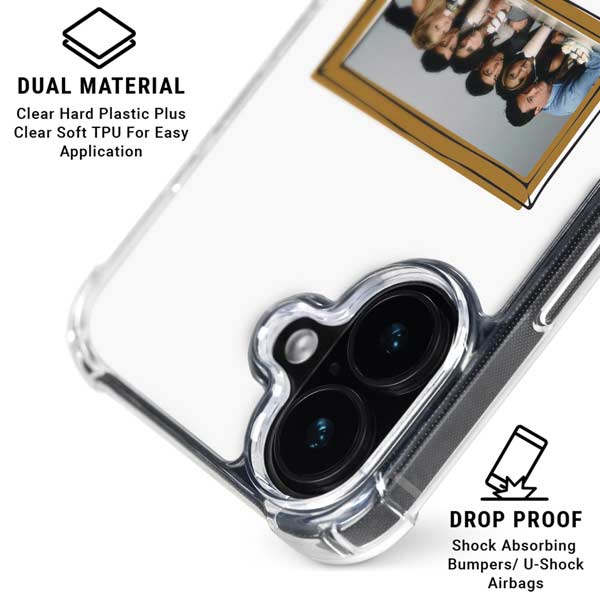 Warner Bros FRIENDS Milkshakes iPhone 17 Clear Case