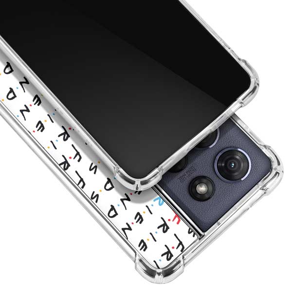 Warner Bros FRIENDS Pattern Moto G 5G (2025) Clear Case