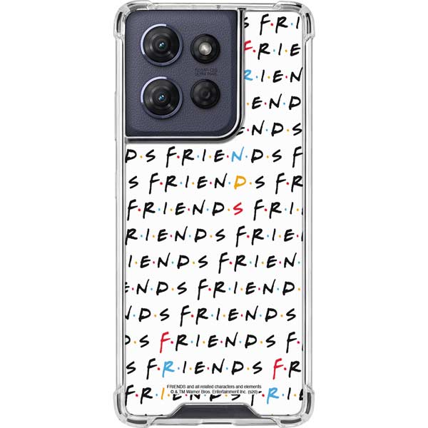 Warner Bros FRIENDS Pattern Moto G Play 5G (2025) Clear Case