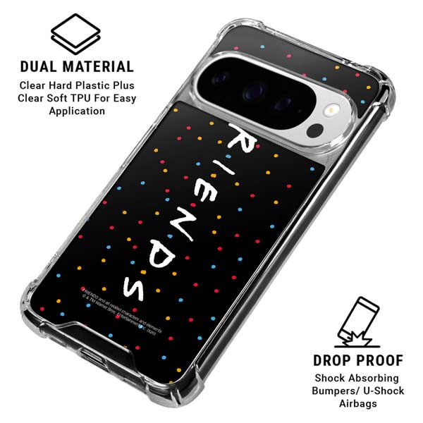 Warner Bros FRIENDS Polka Dots Google Pixel 10 Pro Clear Case