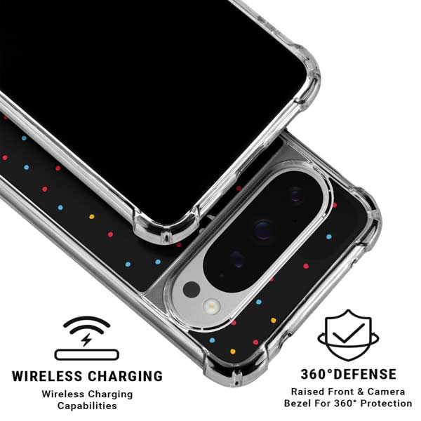 Warner Bros FRIENDS Polka Dots Google Pixel 10 Pro Clear Case